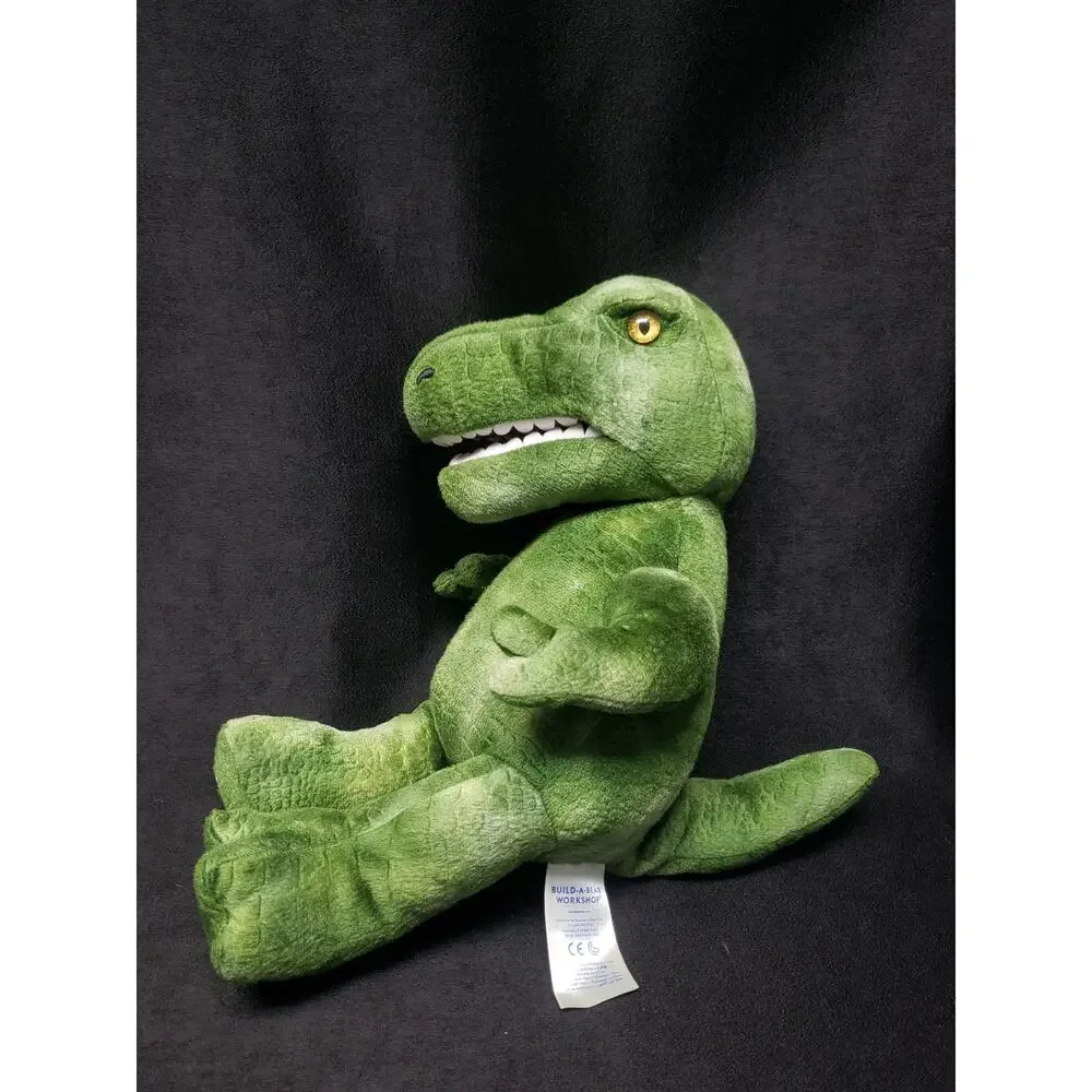 Build A Bear Green T Rex Tyrannosaurus King Dinosaur Plush Stuffed Animal BABW